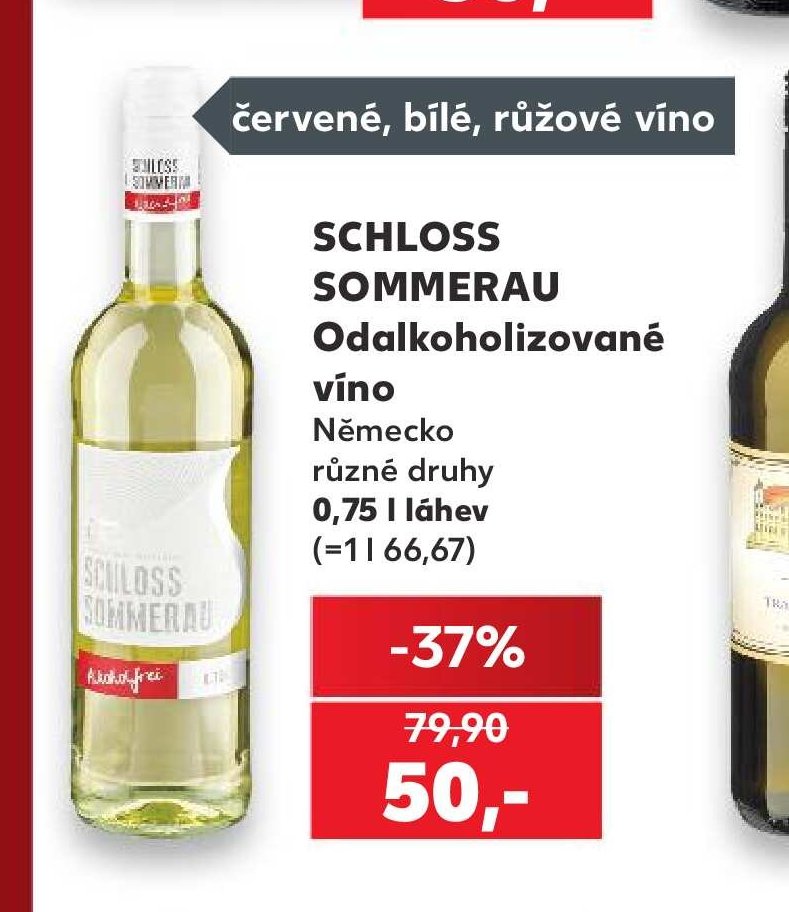 SCHLOSS SOMMERAU Odalkoholizované víno