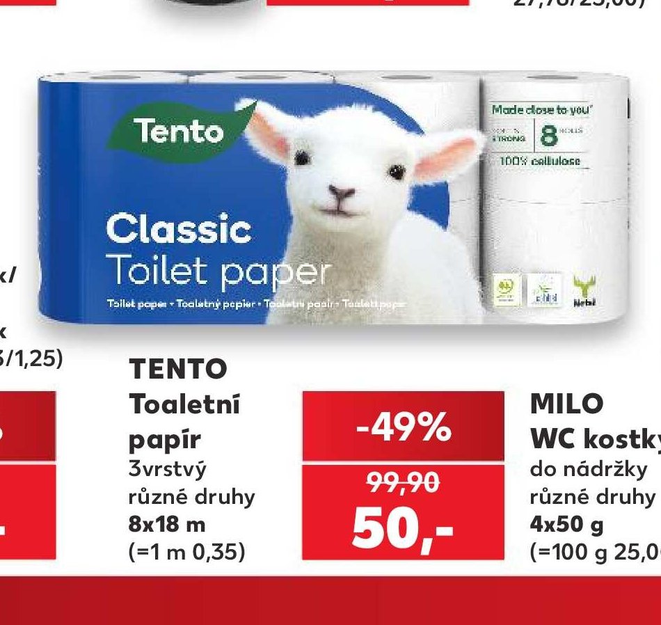 TENTO Toaletní papír