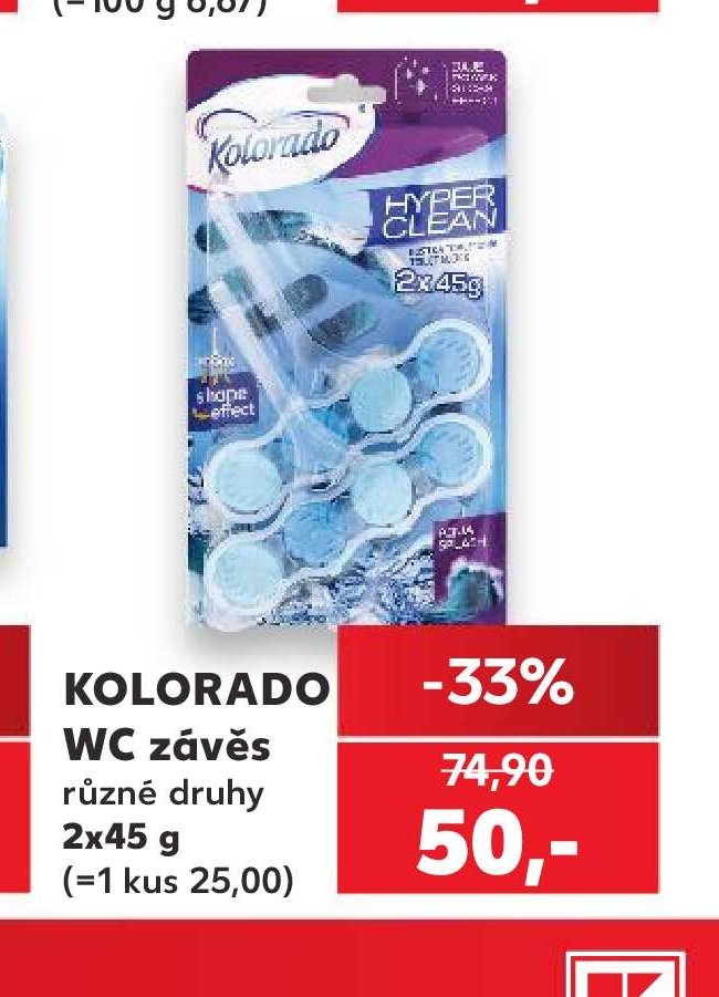KOLORADO WC závěs