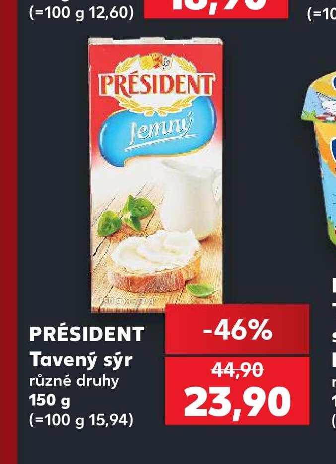 PRÉSIDENT Tavený sýr