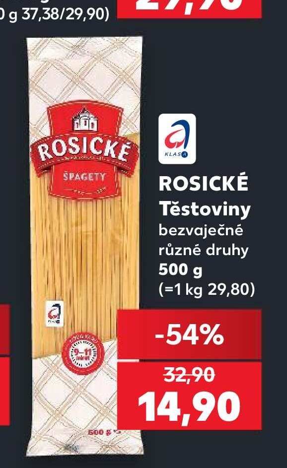 ROSICKÉ Těstoviny bezvaječné