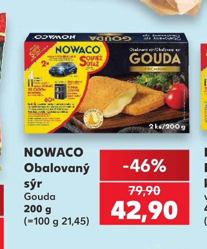 NOWACO Obalovaný sýr Gouda 200 g