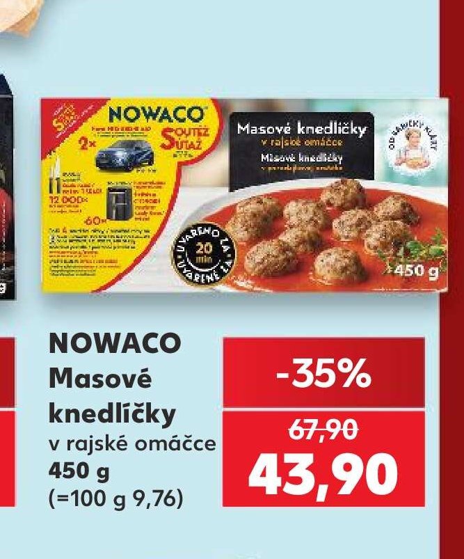 NOWACO Masové knedlíčky v rajské omáčce 450 g