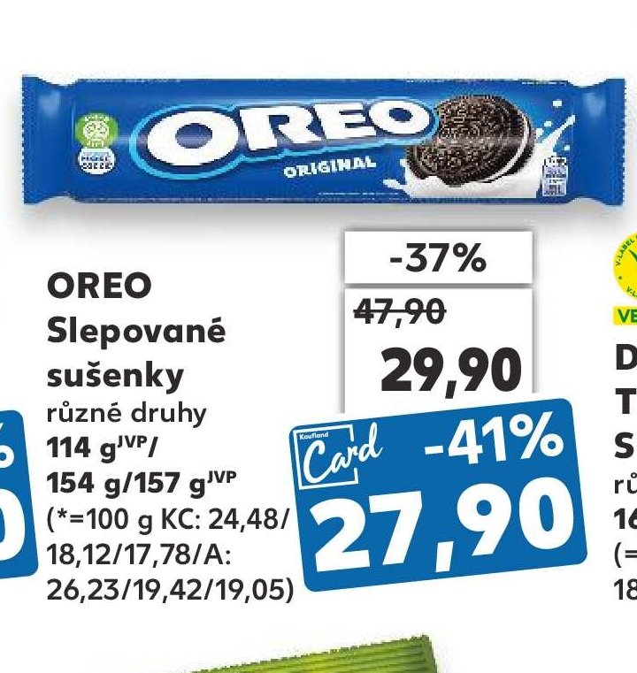OREO Slepované sušenky