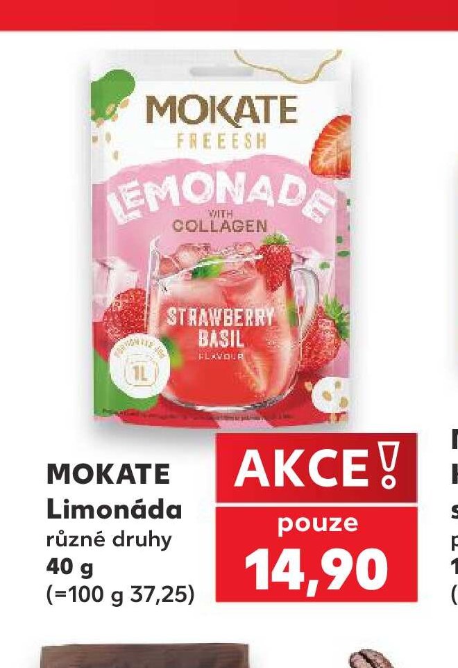 MOKATE Limonáda různé druhy 40 g