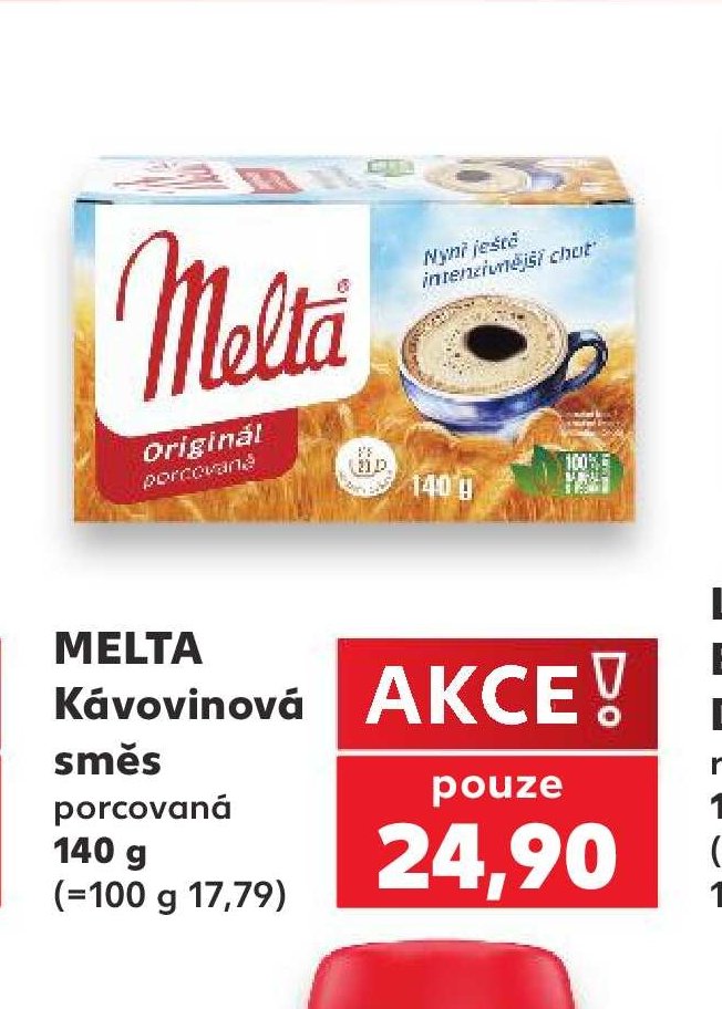 MELTA Kávovinová směs porcovaná 140 g