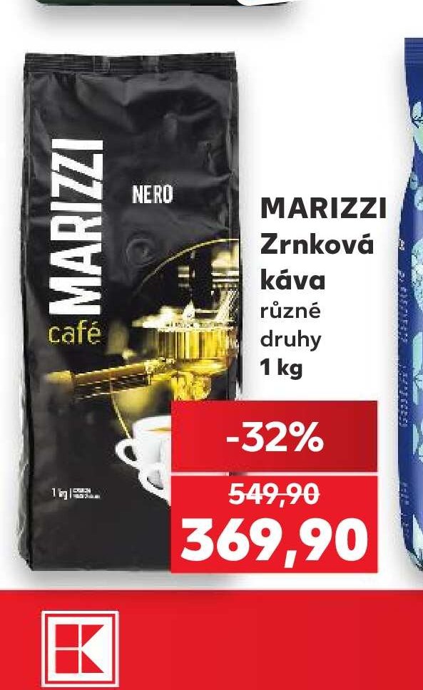 MARIZZI Zrnková káva různé druhy 1 kg