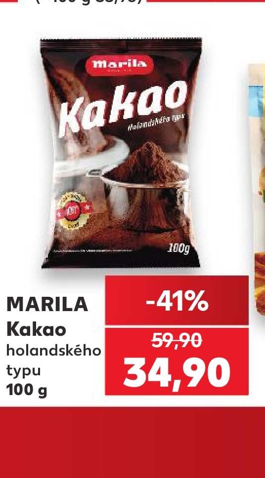 MARILA Kakao holandského typu 100 g