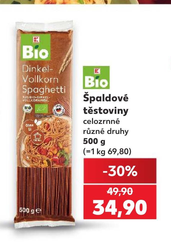 Bio Špaldové těstoviny