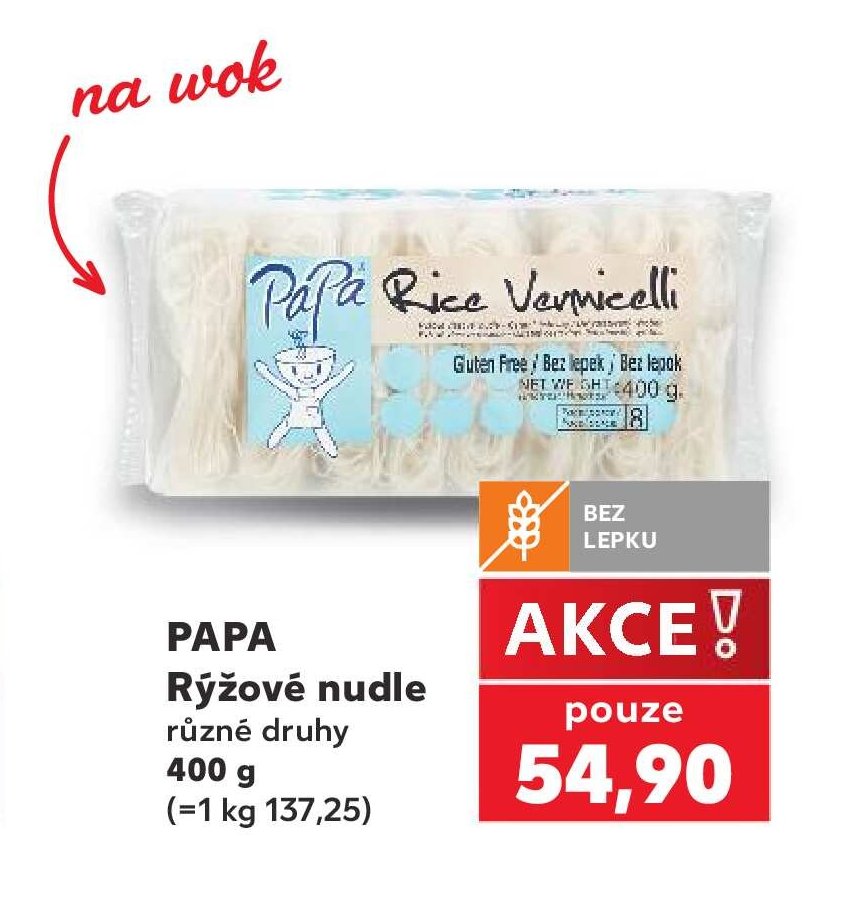 PAPA Rýžové nudle