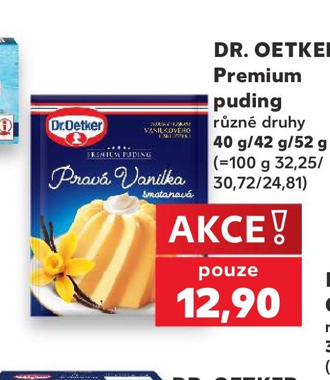 Dr. Oetker Premium puding různé druhy 40 g/42 g