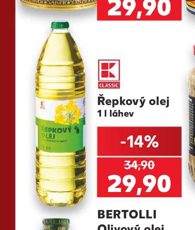 Řepkový olej 1 l