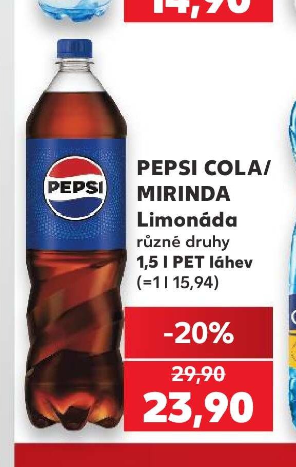 Pepsi Cola / Mirinda Limonáda