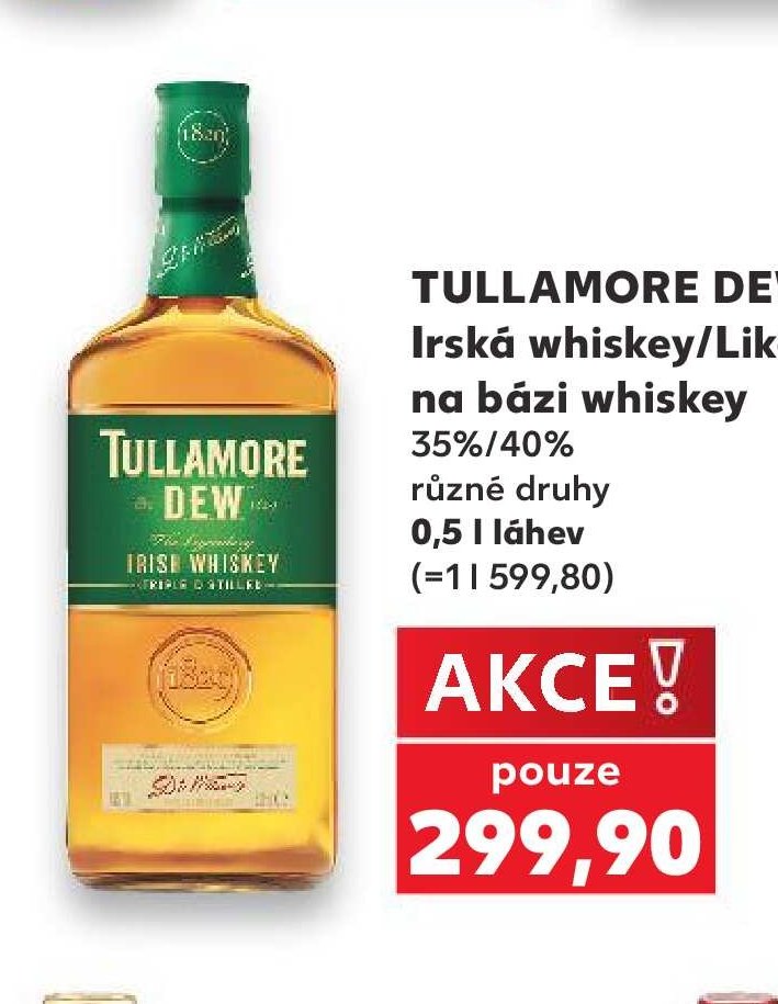 TULLAMORE DEW Irská whiskey/Likér