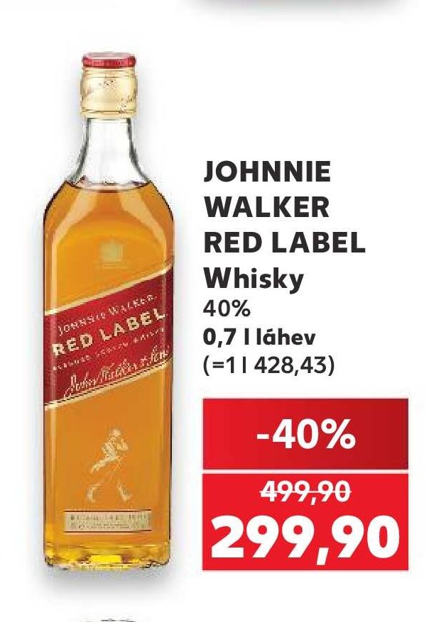 JOHNNIE WALKER RED LABEL Whisky