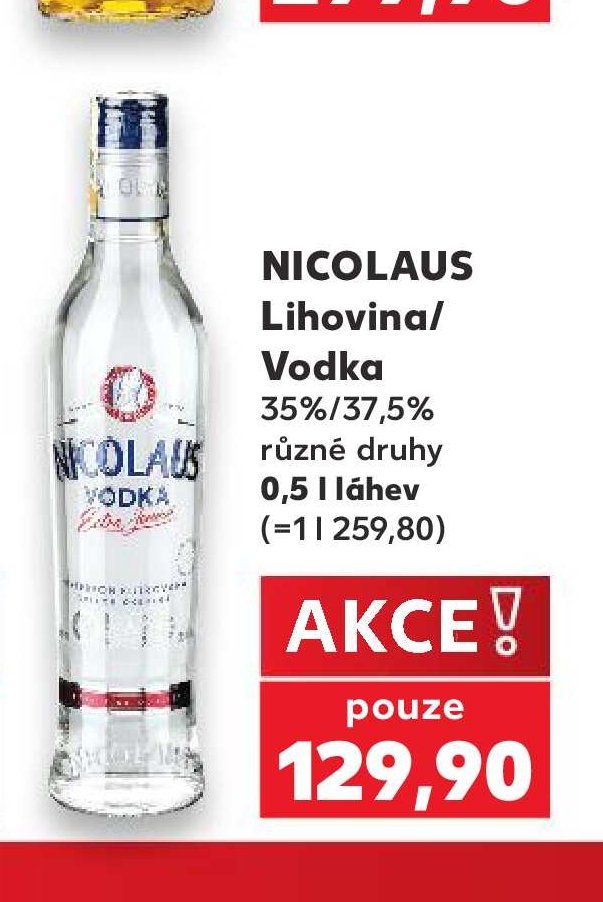 NICOLAUS Lihovina/Vodka