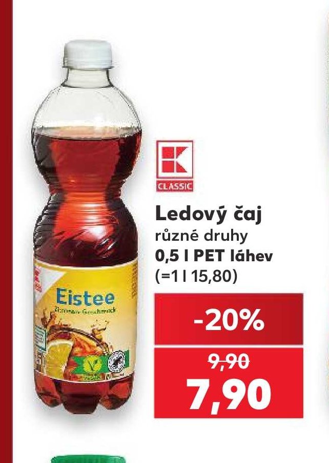 Eistee Ledový čaj různé druhy 0,5 l PET láhev