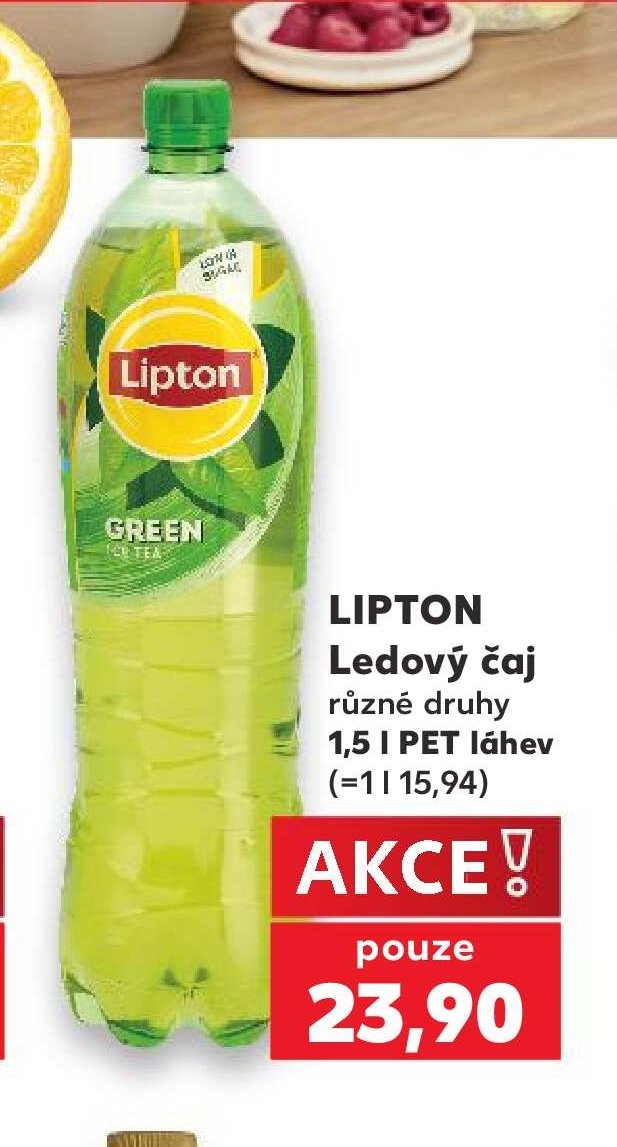LIPTON Ledový čaj různé druhy 1,5 l PET láhev