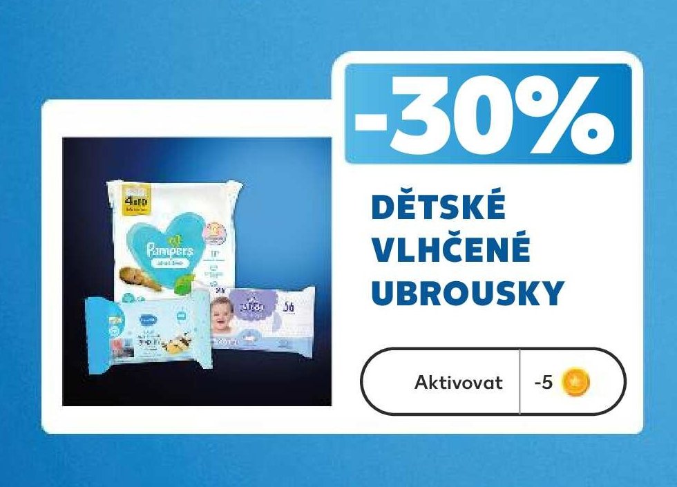 Dětské vlhčené ubrousky