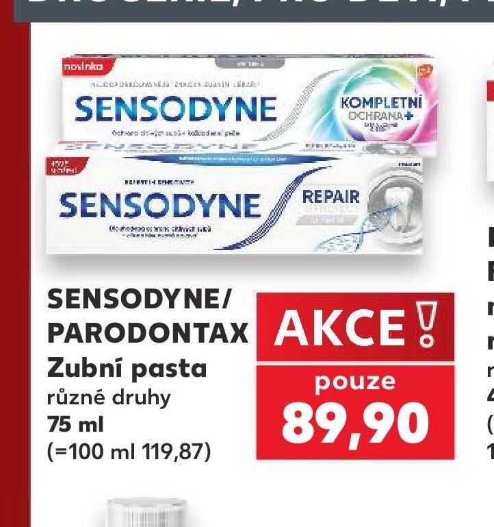Sensodyne/Parodontax Zubní pasta