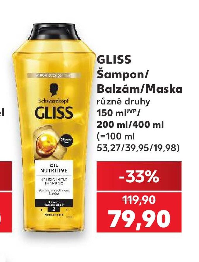 Gliss Šampon/Balzám/Maska