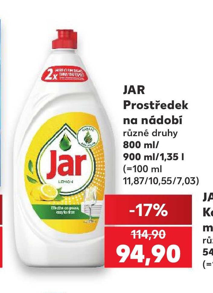 Jar prostředek na nádobí 800 ml
