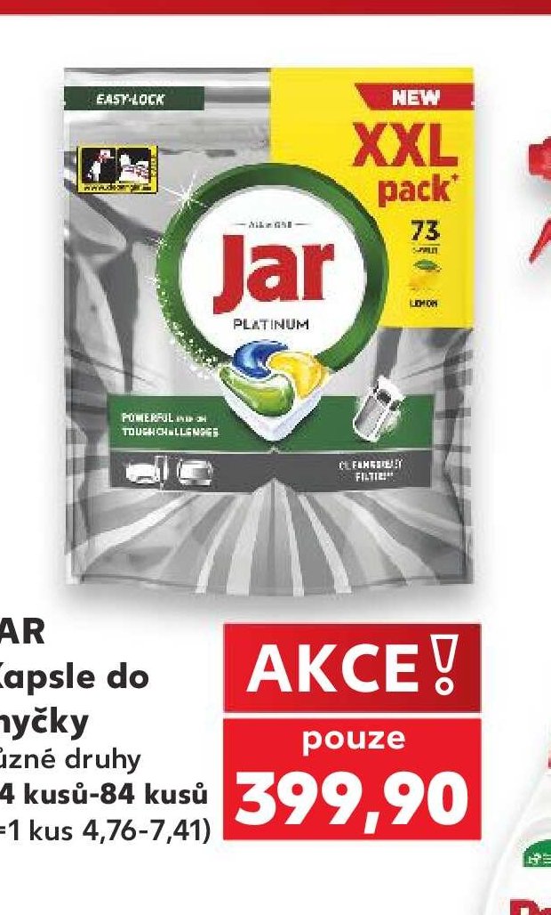 Jar kapsle do myčky 54-84 kusů