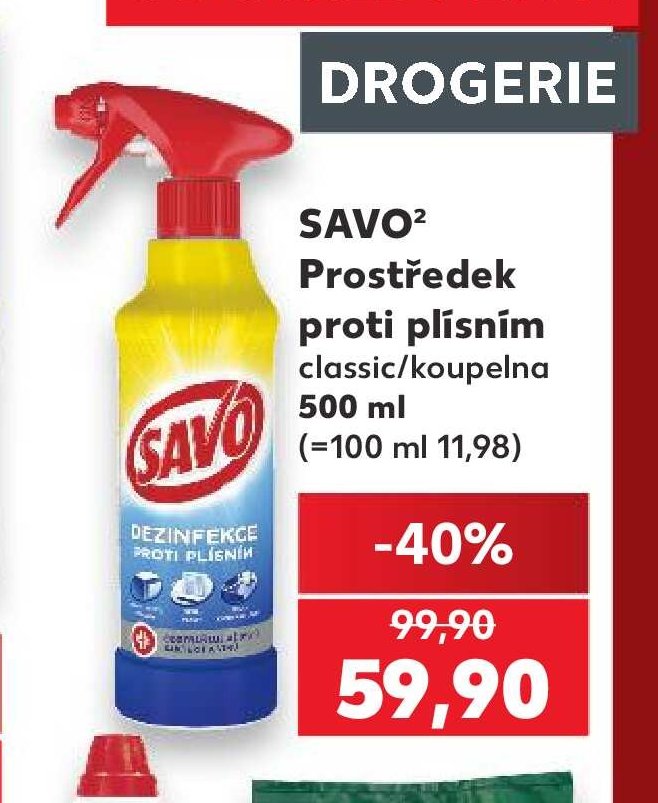 Savo prostředek proti plísním 500 ml