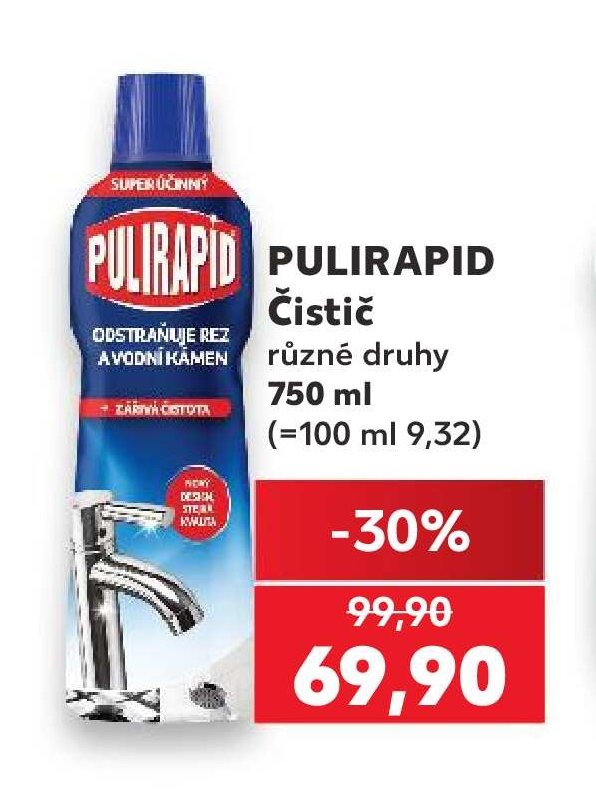 Pulirapid čistič 750 ml