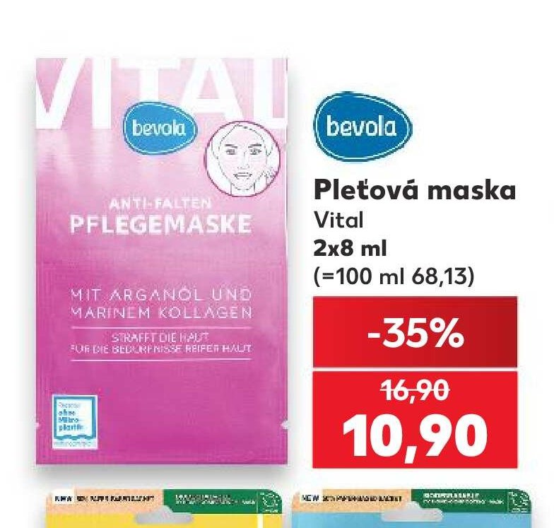 Pleťová maska Vital 2x8 ml