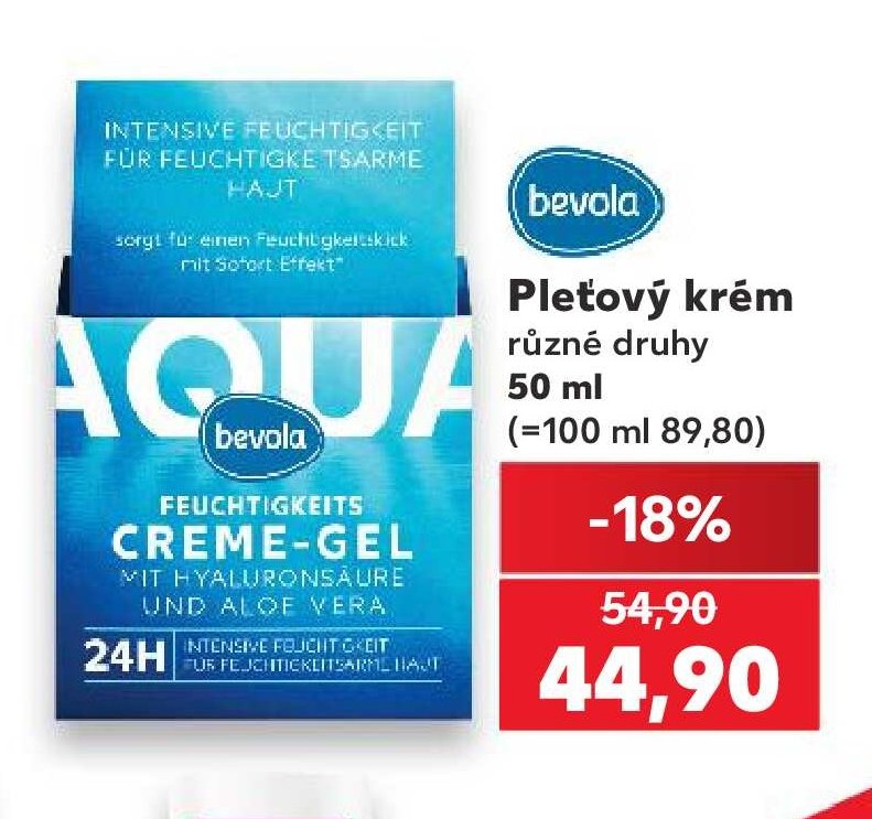 Pleťový krém různé druhy 50 ml