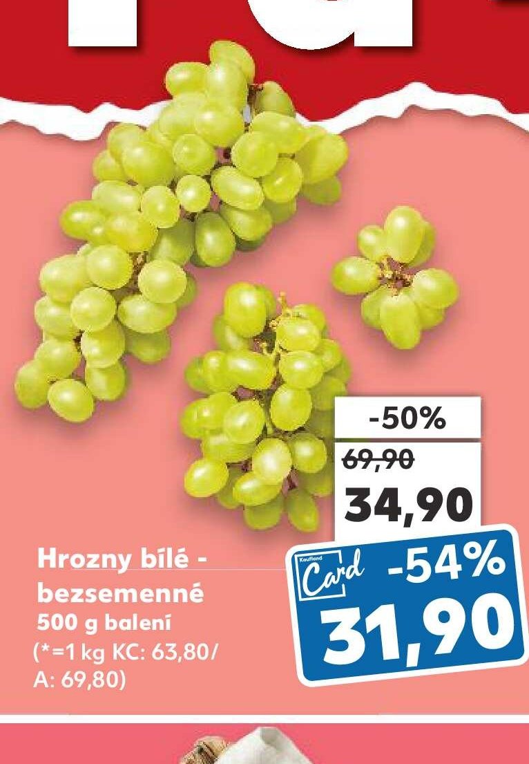 Hrozny bílé bezsemenné