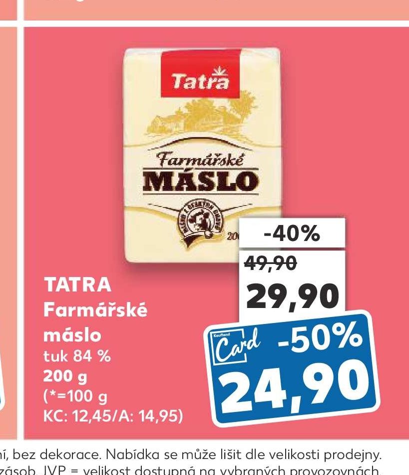 Tatra Farmářské máslo