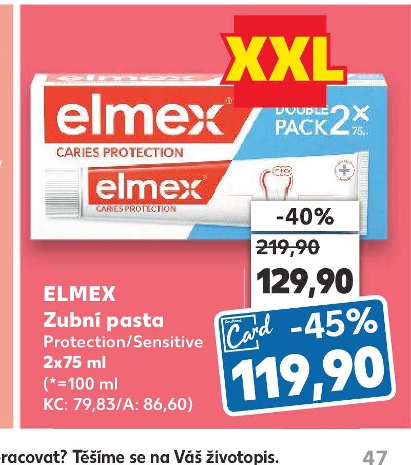 ELMEX Zubní pasta Protection/Sensitive