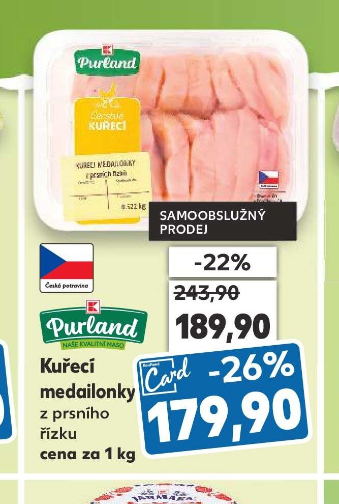 Kuřecí medailonky z prsního řízku