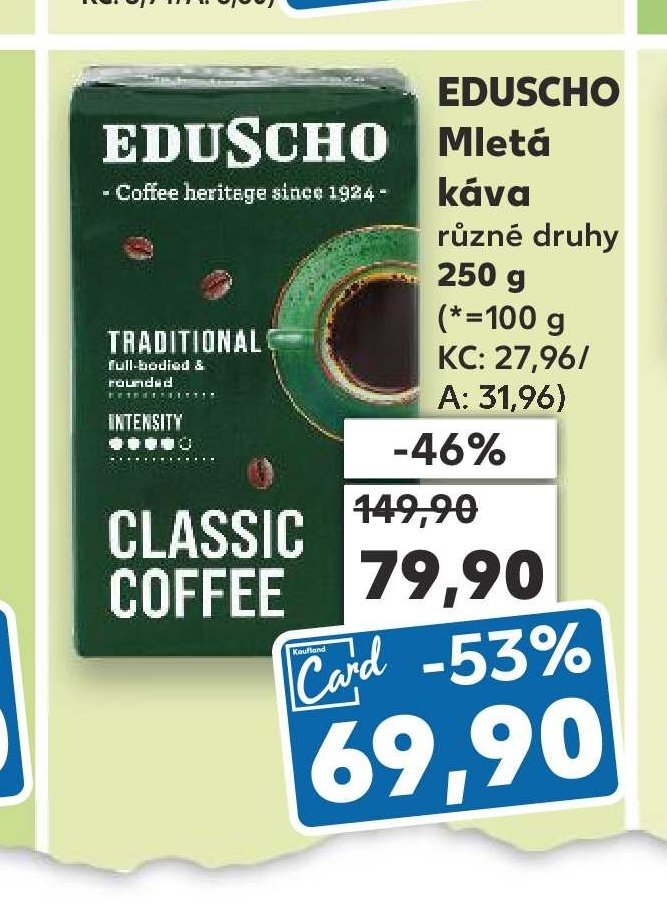 EDUSCHO Mletá káva