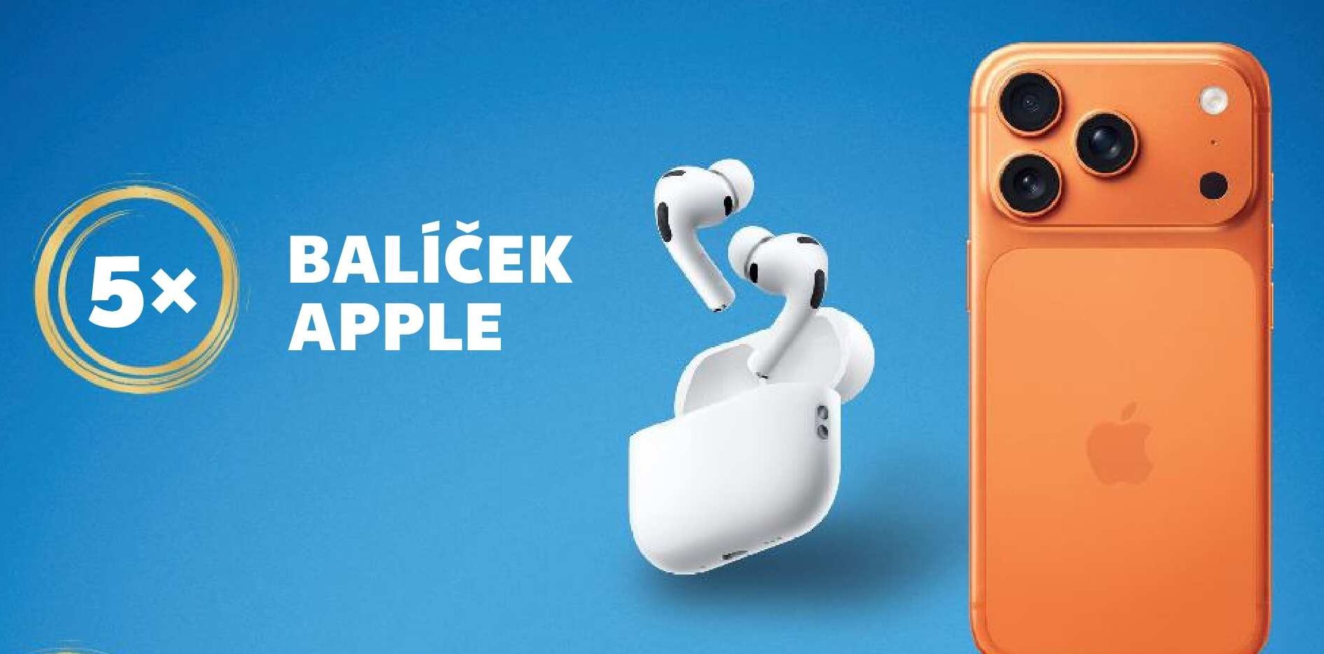 Balíček Apple (sluchátka a iPhone)