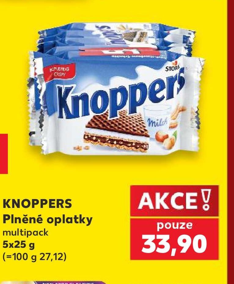 KNOPPERS Plněné oplatky
