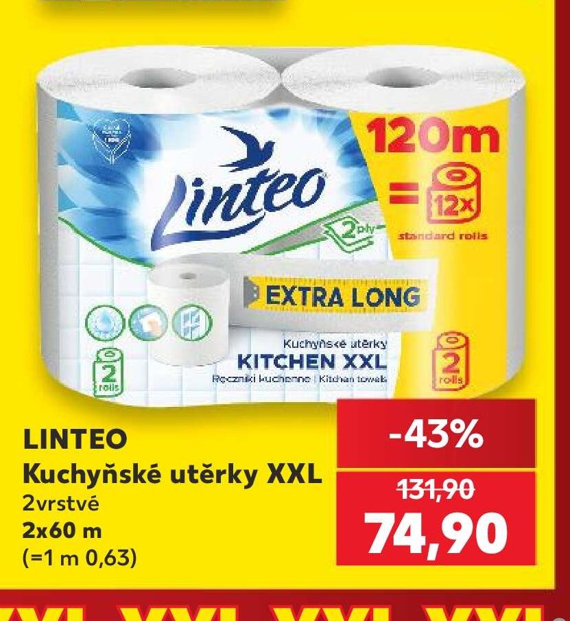 LINTEO Kuchyňské utěrky XXL