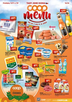 aktuální leták COOP 29.7.2026-11.8.2026