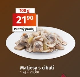 Matjesy s cibulí