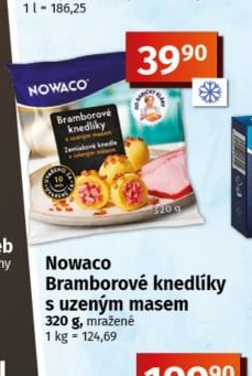 Nowaco Bramborové knedlíky s uzeným masem