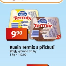 Kunín Termix s příchutí