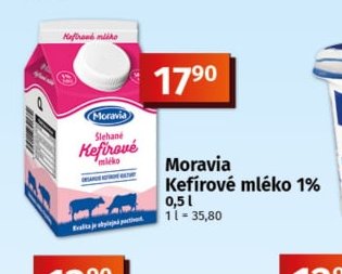 Moravia Kefírové mléko 1%