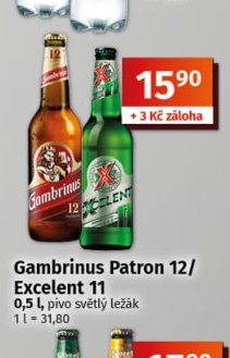 Gambrinus Patron 12/Excelent 11