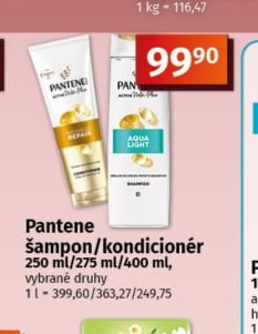 Pantene šampon/kondicionér