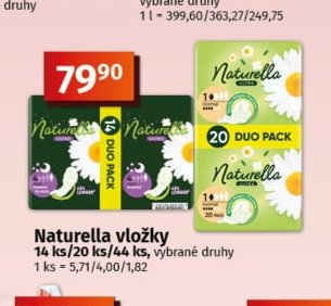 Naturella vložky