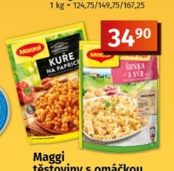 Maggi těstoviny s omáčkou