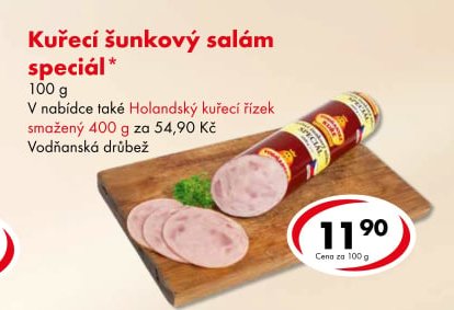 Kuřecí šunkový salám speciál