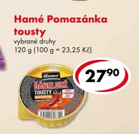 Hamé Pomazánka tousty